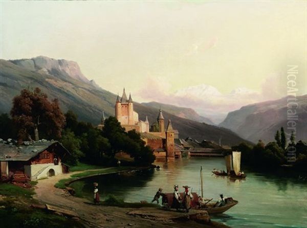 Le Passeur Au Pied Du Chateau - view 1