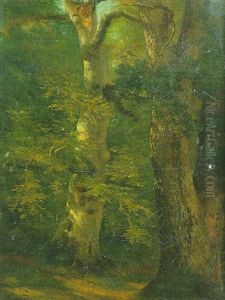Arbre Dans La Foret De Compiegne by Jean Charles Joseph Remond