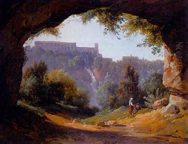 A View Of Tivoli From A Grotto - view 1