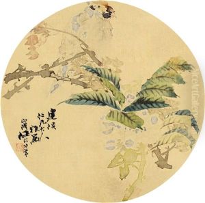 Flower And Bird by Ren Bonian