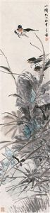Birds And Lotus by Ren Bonian