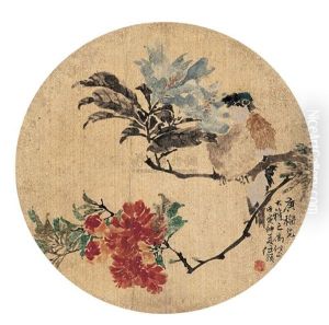 Flower And Bird by Ren Bonian