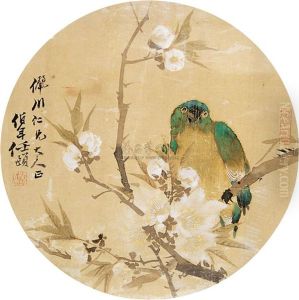 Flowers And Bird by Ren Bonian