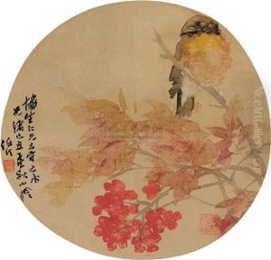 Flower And Bird by Ren Bonian