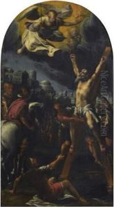 Le Martyre De Saint Andre by Carlo Bononi