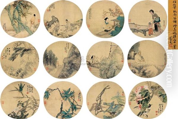Figure Landscape Flowers And Birds (alb. W/12 Works) - view 1