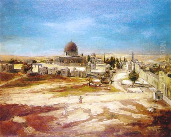 Le Dome Du Rocher A Jerusalem - view 1