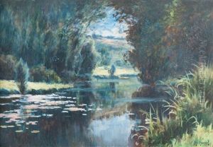 La Riviere Aux Nenuphars - (probablement La Sarthe)