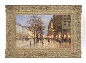 Paris In The Evening by Paul Renard
