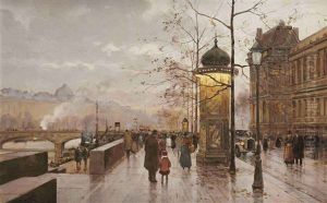 Paris In Autumn by Paul Renard
