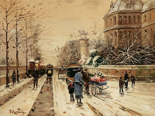 Un Quai De La Seine En Hiver - view 1