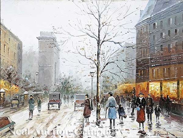 Winter Street Scene - view 1