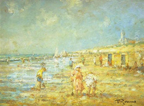 Ninos Jugando En La Playa - view 1