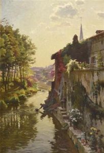 Riviere Animee A Vezelise, 1912