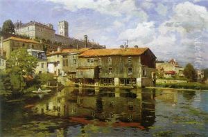 A View Of Verdun by Alfred Renaudin