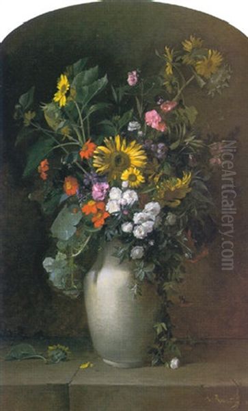 Still Life With Daisies And Roses - view 1