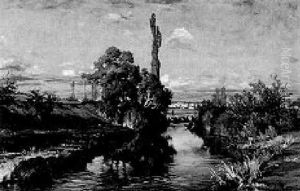 Paysage Fluvial by Alfred Renaudin