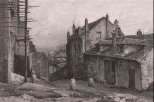 Paris--montmartre--la Maison De Mimi by Alfred Renaudin