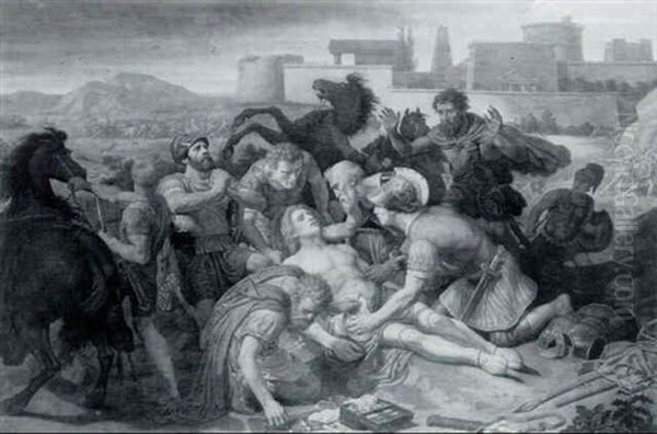 Le Medecin Guerissant Un Soldat - view 1