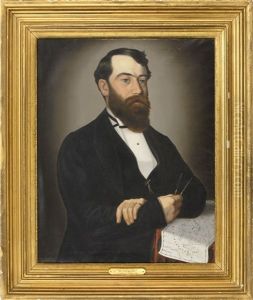 Portrait Of Captain Joshua N. Taylor by Luigi P. Renault