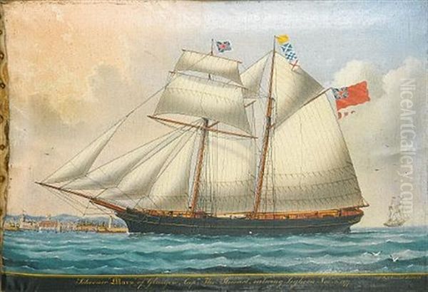 Schooner "mary Of Glasgow" Entering Leghorn Novber 3d 1877 - view 1