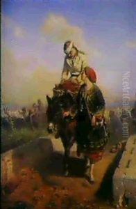 Socorriendo Al Herido by Victor Jacques Renault