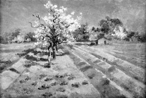 Bluhende Kirschbaume by Ernst Emil Renck
