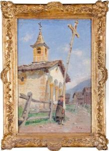 Chapelle De Lannaz Sur La Commune D'evolene by Julien Renevier