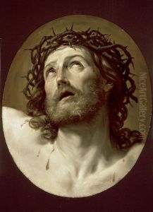 Head Of Christ Crowned With Thorns by Guido Reni