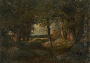 Waldlandschaft by Jean Emile Renie