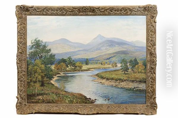 Scottish Landscape With Loch - view 1