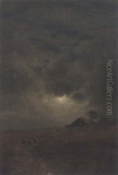 Moonrise Near Braemar - view 1