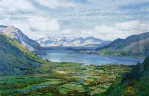 Loch Leven From Glencoe, Hills Of Morven And Loch Linnhe In The Distance
