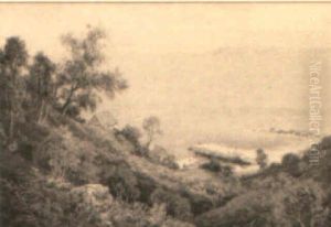 Glimpse Of The Island From Cornie, Arran