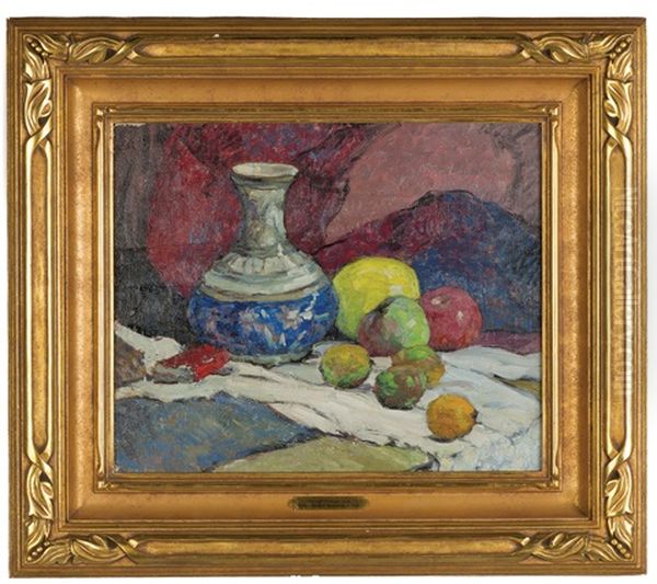 Still Life Of Fruit And Vase - view 1