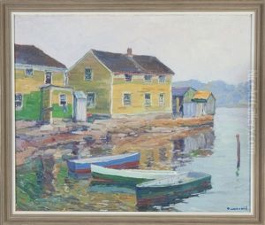 Harbor Scene Harbor Scene