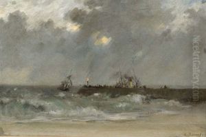 Grain A Honfleur by Emile Renouf
