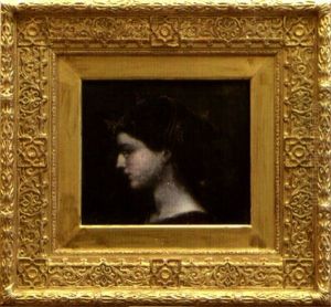 Femme Orientale De Profil by Jacques Philippe Renout