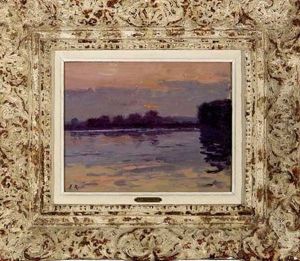 Coucher De Soleil, Sur La Loire