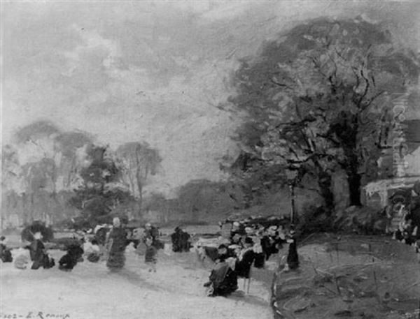 Coin Des Nourrices Sur Les Champs-elysee - view 1