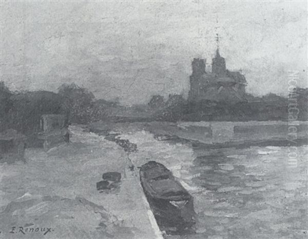 Notre Dame Au Coucher Du Soleil - view 1