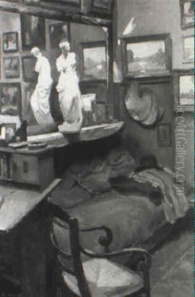 Un Coin De L'atelier De L'artiste - view 1