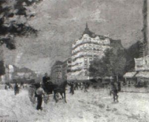 Paris 1912 Porte Maillot by Jules Ernest Renoux