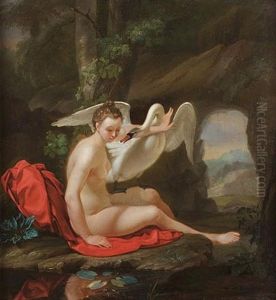 Leda And The Swan by Arnout Rentinck