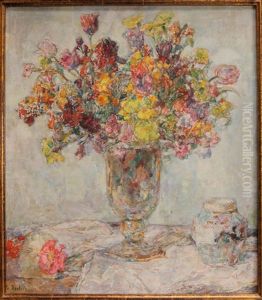Stilleben Mit Blumenstraus