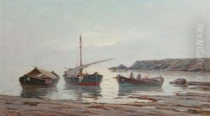 Barche Di Pescatori by Renuccio Renucci