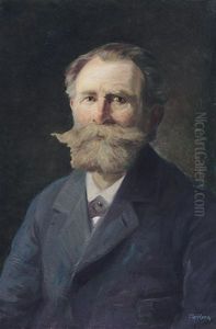Portrait Eines Bartigen Herren by Alfred Renz