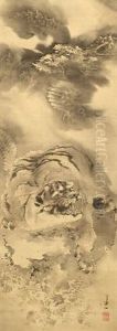 Tiger Snarling On A Rock Tiger Snarling On A Rock