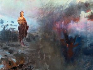 The Temptation Of Christ by Repin Iliya