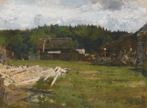 Forest Clearing Near Chuguev, Ukraine by Repin Iliya